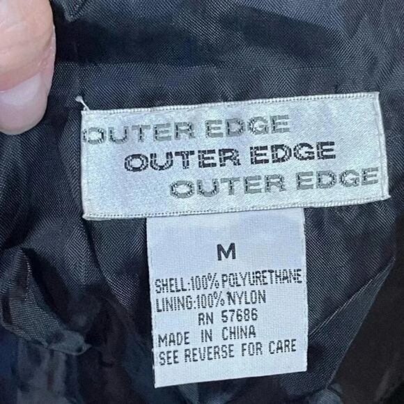 Vintage 1980s-90s Black & Gray Snake-Reptile Print Trench Coat - Picture 10 of 11